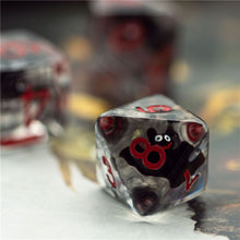Load image into Gallery viewer, Bloodmoon Vampire Bat Resin Dice Set