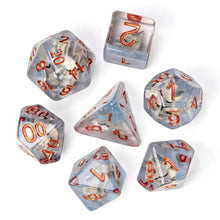 Load image into Gallery viewer, Draconic Deathmask Resin Dice Set