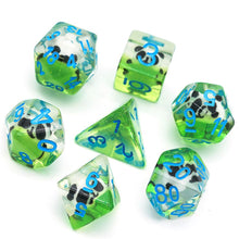 Load image into Gallery viewer, Panda Bear Dice Set for Dungeons & Dragons