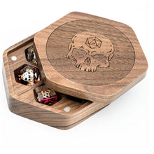 Charger l'image dans la galerie, Skull Keeper Wood Dice Box for Dungeons & Dragons