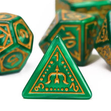Load image into Gallery viewer, Druid's Grove Resin Dice Set