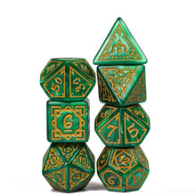 Load image into Gallery viewer, Druid's Grove Resin Dice Set