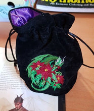 Load image into Gallery viewer, Dragon-Themed Dice Bag for Dungeons &amp; Dragons
