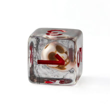 Load image into Gallery viewer, Orc Skulls Encased in Smoke Dice Set for Dungeons & Dragons