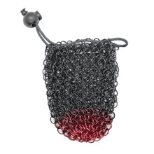Charger l'image dans la galerie, Sac de dés polyédriques en cotte de mailles pour donjons et dragons