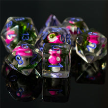 Load image into Gallery viewer, Fungus Fate Mushroom Dice Set for Dungeons & Dragons