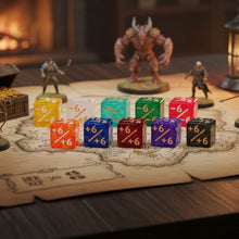 Load image into Gallery viewer, Magic The Gathering 10 x Mini Life Counter Dice Tokens MTG
