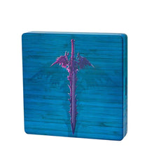Charger l&#39;image dans la galerie, Blue Sword Wood Dice Storage &amp; Tray for Dungeons &amp; Dragons
