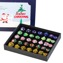 Load image into Gallery viewer, Gift Box of 5 Dice Sets for Dungeons &amp; Dragons - Christmas Gift
