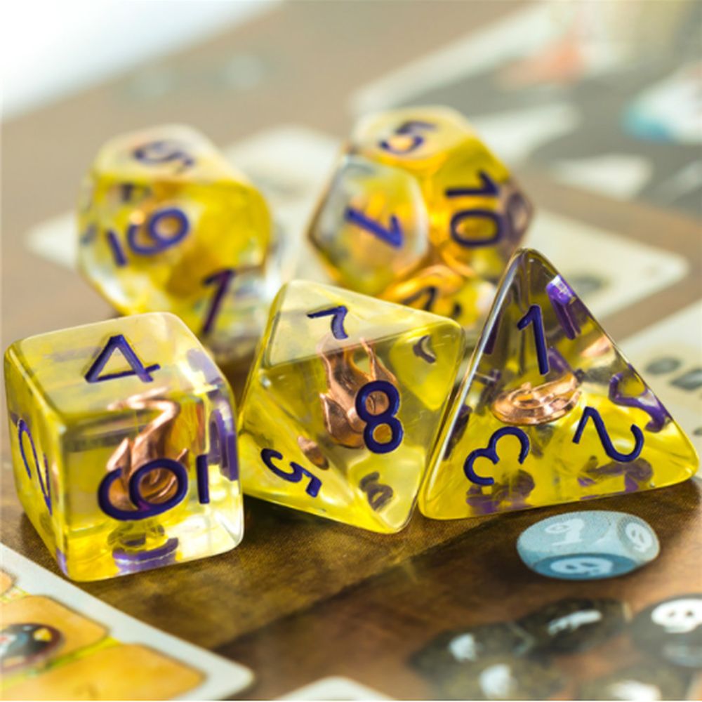 Sorcerer Fireball Dice Set for Dungeons & Dragons