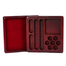 Load image into Gallery viewer, Illuminated Cultist Dice Wood Storage Box &amp; Tray for Dungeons &amp; Dragons
