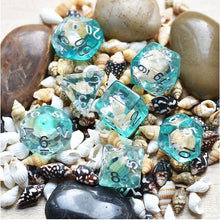 Load image into Gallery viewer, Conch of the Tides Resin Dice Set
