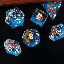 Load image into Gallery viewer, Cat Familiar Dice Set for Dungeons &amp; Dragons
