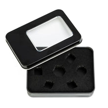 Charger l'image dans la galerie, Black Metal Dice Case with Window
