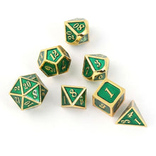 Load image into Gallery viewer, Golden Grove Metal Dice Set
