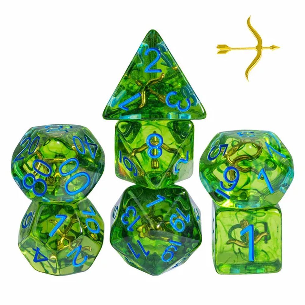 Ranger Bow & Arrow Dice Set for Dungeons & Dragons