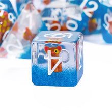 Load image into Gallery viewer, Cat Familiar Dice Set for Dungeons &amp; Dragons
