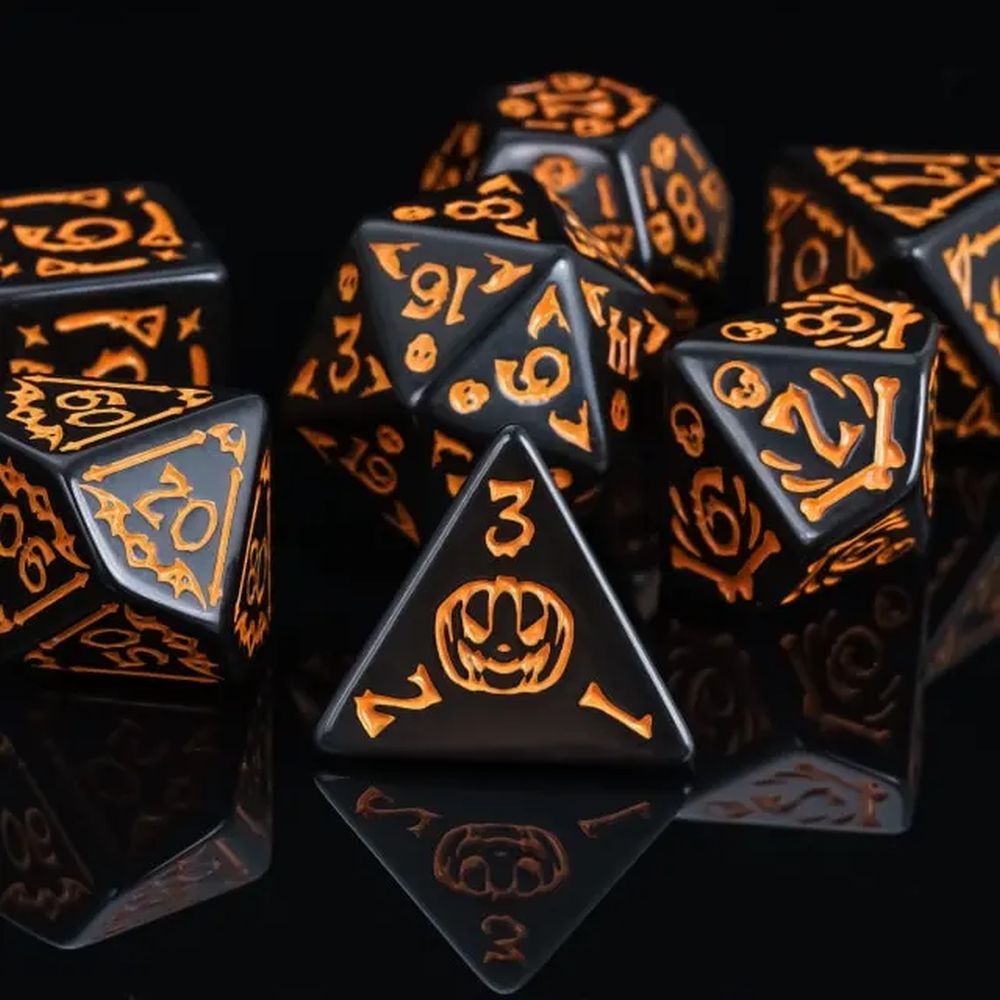 Spooky Dice Set for Dungeons & Dragons