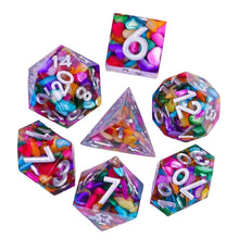Load image into Gallery viewer, Lake Pebbles Dice Set for Dungeons &amp; Dragons
