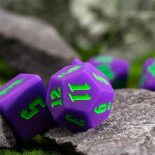 Load image into Gallery viewer, Bouncy Rubber Ball Dice Set for Dungeons &amp; Dragons
