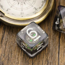 Load image into Gallery viewer, Sailor Navigator's Compass Resin Dice Set
