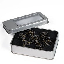 Load image into Gallery viewer, Caged Dragon Metal Dice Set for Dungeons &amp; Dragons
