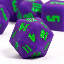 Load image into Gallery viewer, Bouncy Rubber Ball Dice Set for Dungeons &amp; Dragons
