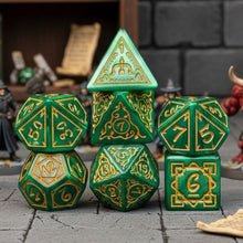 Load image into Gallery viewer, Druid's Grove Resin Dice Set
