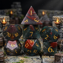 Load image into Gallery viewer, Bloodstone Dice Set
