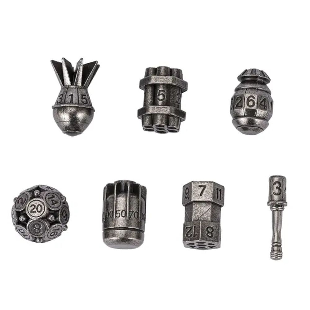 Demolition Dice Metal Dice Set for Dungeons & Dragons