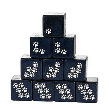 Load image into Gallery viewer, Beast Paw Print Dice Set (6 x D6) for Dungeons &amp; Dragons
