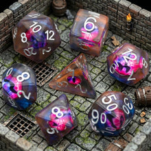 Load image into Gallery viewer, Demon Eye Resin Dice Set
