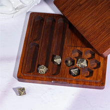 Load image into Gallery viewer, Ent Wood Dice Storage &amp; Tray for Dungeons &amp; Dragons
