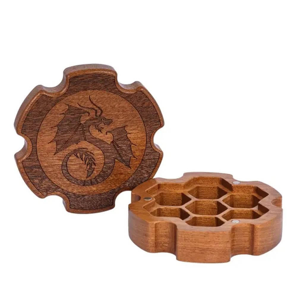 Gearlock Wood Dice Box for Dungeons & Dragons