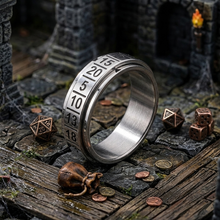 Charger l'image dans la galerie, Bague tournante en métal forgé - Dé portable

