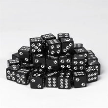 Load image into Gallery viewer, Beast Paw Print Dice Set (6 x D6) for Dungeons &amp; Dragons
