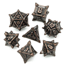 Load image into Gallery viewer, Dwarven Mine Metal Dice Set for Dungeons &amp; Dragons
