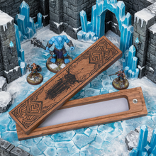 Load image into Gallery viewer, Storm Giant Viking Wood Dice Box for Dungeons &amp; Dragons
