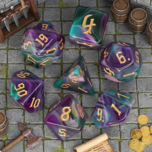 Load image into Gallery viewer, Chromablend Resin Dice Set – Choose Your Color
