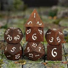 Load image into Gallery viewer, Sandalwood Wood Dice Set
