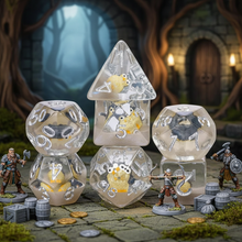 Load image into Gallery viewer, Beast Companions Resin Dice Set Series – Choose Your Familiar
