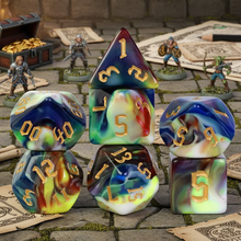 Load image into Gallery viewer, Chromablend Resin Dice Set – Choose Your Color
