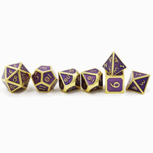 Charger l'image dans la galerie, Mystic Sovereign Embossed Metal Dice Set for Dungeons &amp; Dragons
