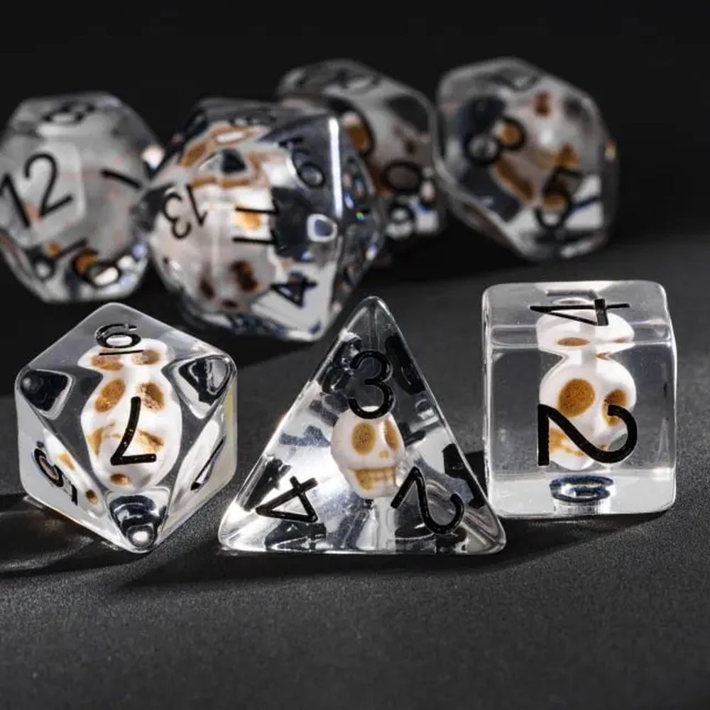 Orc Skulls Dice Set for Dungeons & Dragons