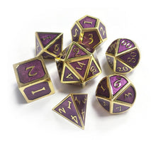 Charger l'image dans la galerie, Mystic Sovereign Embossed Metal Dice Set for Dungeons &amp; Dragons
