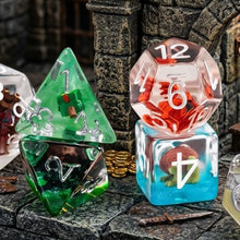Load image into Gallery viewer, Monster Compendium Resin Dice Set – Choose Your Monster
