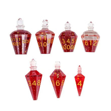 Load image into Gallery viewer, Magic Potion Bottles Dice Set for Dungeons &amp; Dragons
