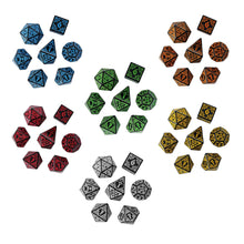 Load image into Gallery viewer, Celtic Knot Dice Set for Dungeons &amp; Dragons
