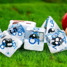 Load image into Gallery viewer, Deathcap Mushroom Resin Dice Set
