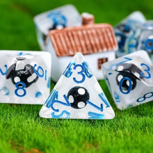 Load image into Gallery viewer, Deathcap Mushroom Resin Dice Set
